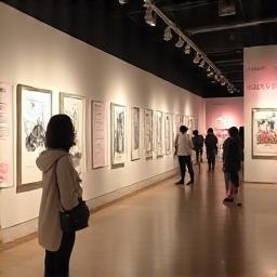 애니메이션 아트웍 전시회 스냅샷
